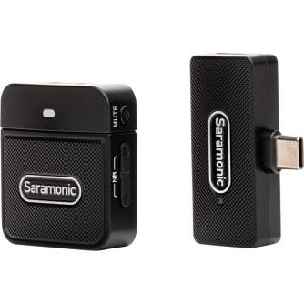 Bezvadu piespraužamie mikrofoni - Saramonic Blink100 B5 wireless audio transmission kit (RXUC + TX) for USB-C - быстрый заказ о