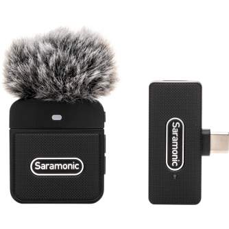 Wireless Lavalier Microphones - Saramonic Blink100 B5 wireless audio transmission kit (RXUC + TX) for USB-C - buy today in store and with delivery