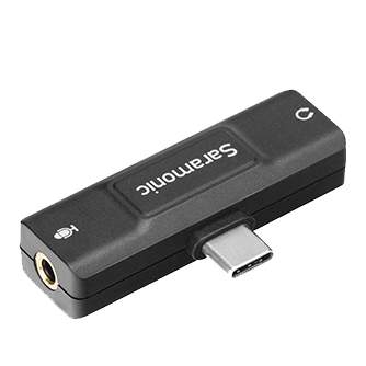 Audio cables, adapters - SARAMONIC SOUND CARD - AUDIO ADAPTER WITH USB-C CONNECTORS (SR-EA2U) SR-EA2U - quick order from manufacturer