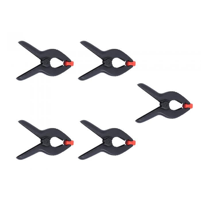 Turētāji - BRESSER BR-50 Multi Clamp Set 5 pieces - ātri pasūtīt no ražotāja