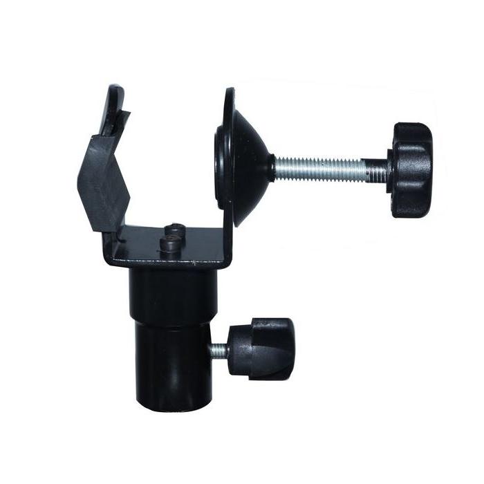 Holders Clamps - BRESSER BR-7 Universal pipe clamp + tripod connection - quick order from manufacturer