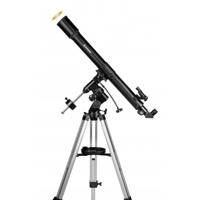 Teleskopi - BRESSER Lyra 70/900 EQ3 Refractor Telescope with Smartphone Adapter & Solar - ātri pasūtīt no ražotāja