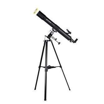 Teleskopi - BRESSER Taurus 90/900 MPM Refractor Telescope with smartphone adapter & solar - ātri pasūtīt no ražotāja