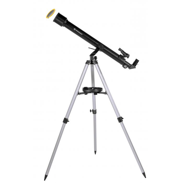 Teleskopi - BRESSER Stellar 60/800 AZ - Refractor Telescope with Smartphone Camera Adapter & Solar Filter - ātri pasūtīt no ražotāja