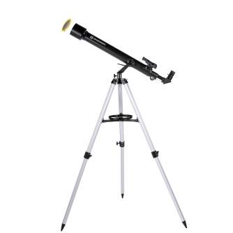 Teleskopi - BRESSER Arcturus 60/700 AZ - Refractor Telescope with Smartphone Adapter & Solar Filter - ātri pasūtīt no ražotāja