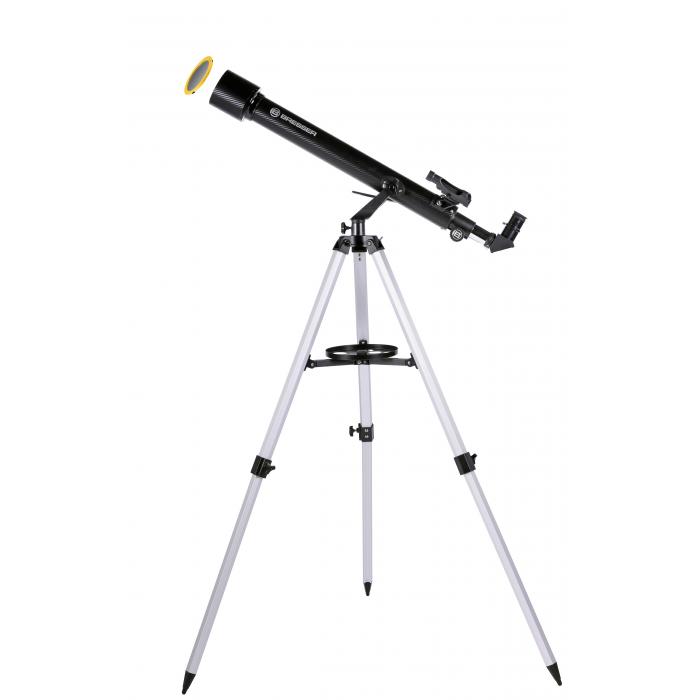 Teleskopi - BRESSER Arcturus 60/700 AZ - Refractor Telescope with Smartphone Adapter & Solar Filter - ātri pasūtīt no ražotāja