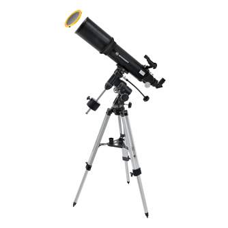 Telescopes - BRESSER Polaris-II 102/600 EQ3 Refractor Telescope with Smartphone Adapter & Solar Filter - quick order from manufacturer