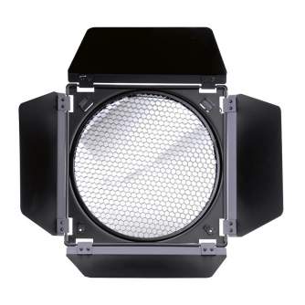 Discontinued - Linkstar Barndoors LFA-BD + 4 Color Filters + Honeycomb Grid