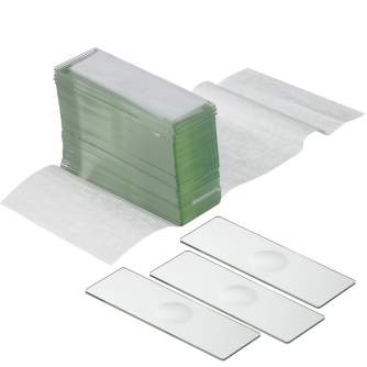 Mikroskopi - BRESSER Blank Slides with Well - 50 pieces - ātri pasūtīt no ražotāja