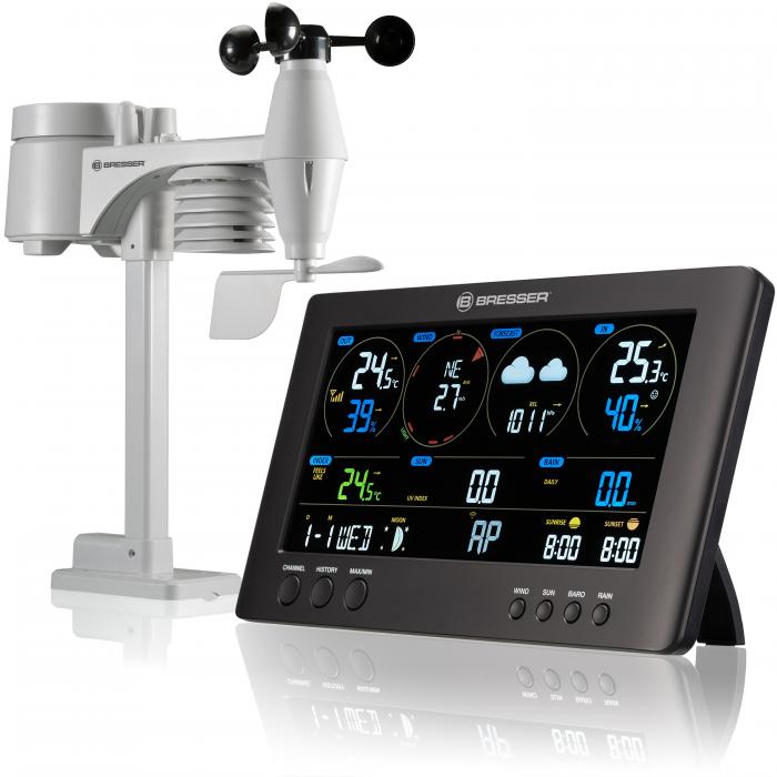 Weather Stations - BRESSER WIFI ClearView Weather Station with 7-in-1 Sensor - quick order from manufacturer