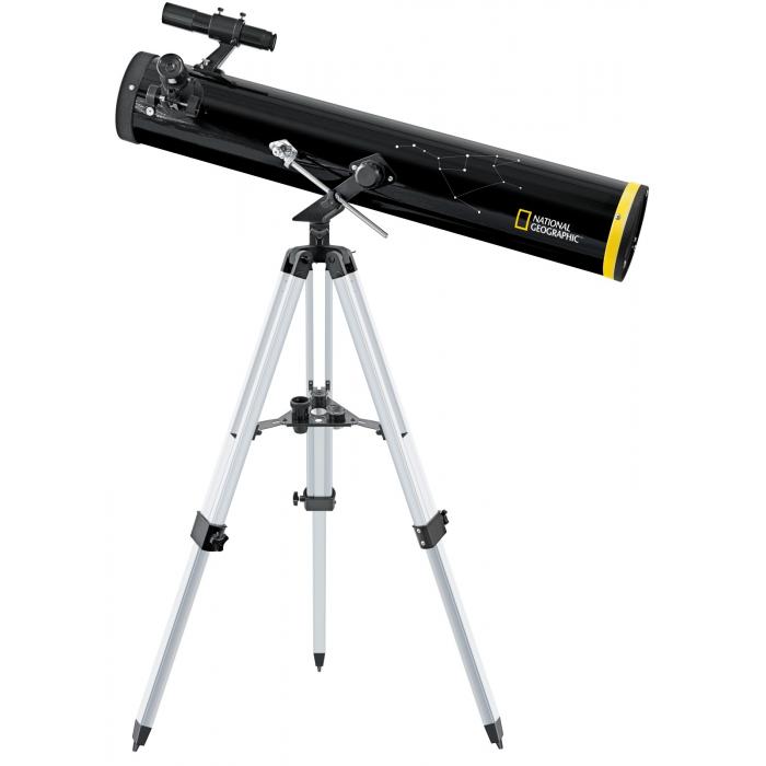 Teleskopi - Bresser NATIONAL GEOGRAPHIC 114/900 Reflector Telescope AZ - ātri pasūtīt no ražotāja