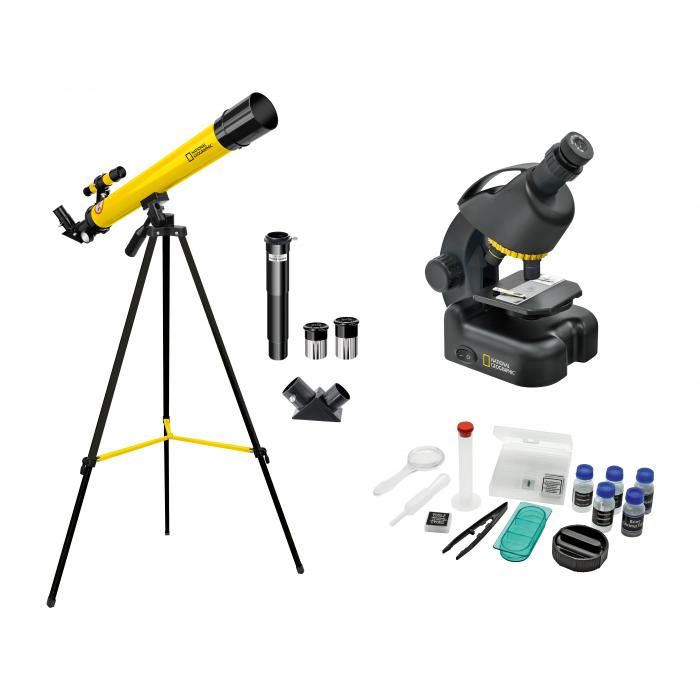 Teleskopi - Bresser NATIONAL GEOGRAPHIC Telescope + Microscope Set for Advanced Users - быстрый заказ от производителя