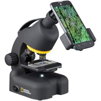 Microscopes - Bresser NATIONAL GEOGRAPHIC 40-640x Microscope with Smartphone Adapter - quick order from manufacturer