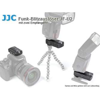 Triggers - JJC JF-U2 3-in-1 bezvadu trigeris & vadības pultsl - 2 uztvērēji - quick order from manufacturer