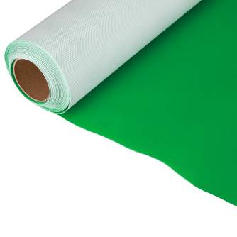 Backgrounds - BRESSER Velour Background Roll 2,7 x 6 m Chromakey Green - quick order from manufacturer