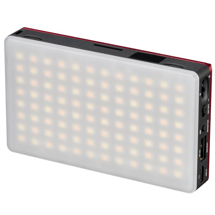 Mini LED šviesos šaltinis - BRESSER Pocket LED 9 W Bi-Colour continuous Panel Light for on-the-go Use and - быстрый заказ от пр