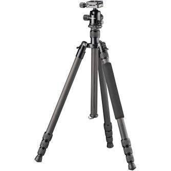 Штативы для фотоаппаратов - BRESSER BR-2504X8C-B1 Carbon Camera Tripod also usable as Monopod or Ground Level Tripod - быстрый 