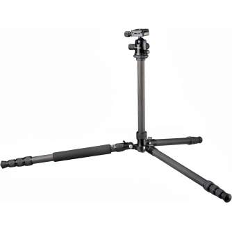 Photo Tripods - BRESSER BR-2504X8C-B1 Carbon Camera Tripod also usable as Monopod or Ground Level Tripod - quick order from manufacturer