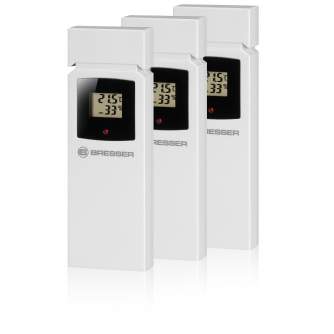 Meteoroloģiskās stacijas - BRESSER Thermo Hygro Quadro NLX - Thermo-/Hygrometer with 3 outdoor sensors - ātri pasūtīt no ražotāja