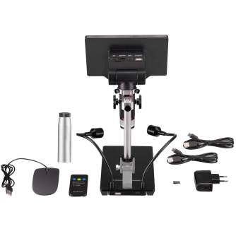 Microscopes - BRESSER WiFi 1080P Digital Microscope 2L with LCD Screen - quick order from manufacturer