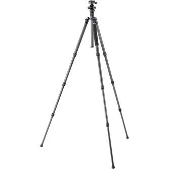 Photo Tripods - BRESSER BR-2504X8C-B1 Carbon Camera Tripod also usable as Monopod or Ground Level Tripod - quick order from manufacturer