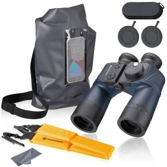 Binoculars - BRESSER 7x50 BinoSail sailing compass binoculars - quick order from manufacturer