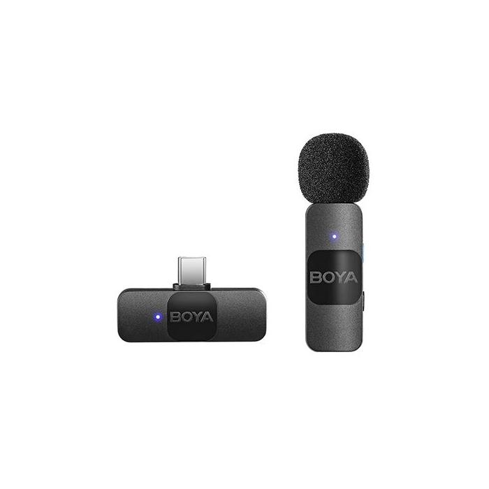 Wireless Lavalier Microphones - Boya Ultra Compact Wireless Microphone BY-V10 for Android & iPhone 15 - quick order from manufacturer