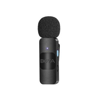 Wireless Lavalier Microphones - Boya Ultra Compact Wireless Microphone BY-V10 for Android & iPhone 15 - quick order from manufacturer