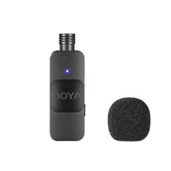 Wireless Lavalier Microphones - Boya Ultra Compact Wireless Microphone BY-V10 for Android & iPhone 15 - quick order from manufacturer