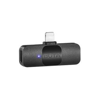 Wireless Lavalier Microphones - Boya Ultra Compact Wireless Microphone BY-V1 for iOS - buy today in store and with delivery