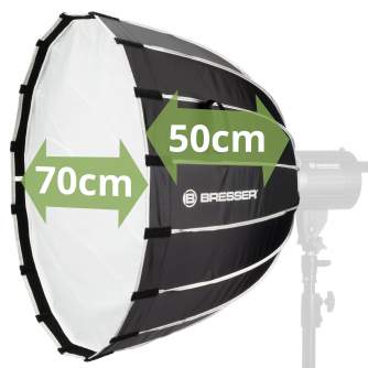 Softboksi - Bresser Quick Parabolic Deep Octa 70cm - быстрый заказ от производителя