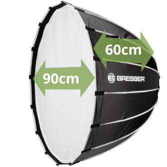 Softboksi - Bresser Quick Parabolic Deep Octa 90cm - быстрый заказ от производителя