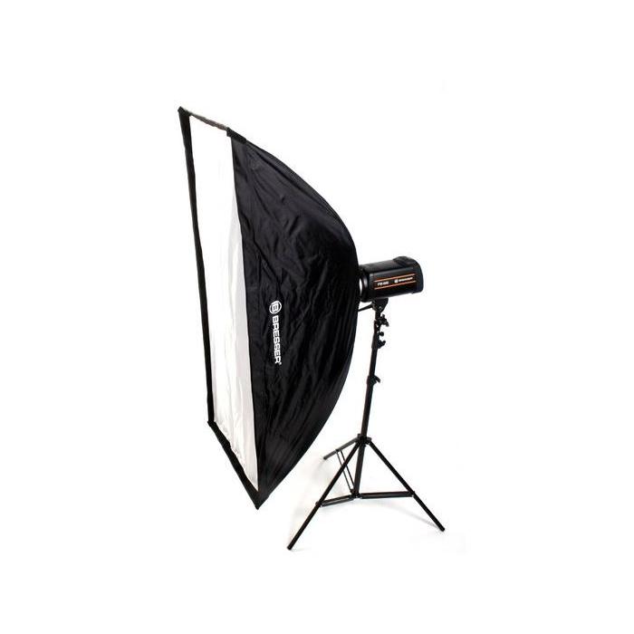 Софтбоксы - BRESSER SS-10 Umbrella Softbox 60x140cm - быстрый заказ от производителя