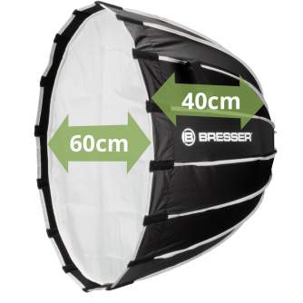 Softboksi - Bresser Quick Parabolic Deep Octa 60cm - быстрый заказ от производителя