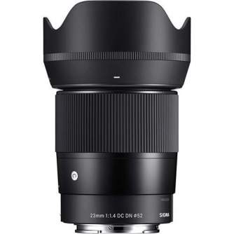 Objektīvi bezspoguļa kamerām - Sigma 23mm F1.4 DC DN [Contemporary] priekš Sony E-Mount - perc šodien veikalā un ar piegādi