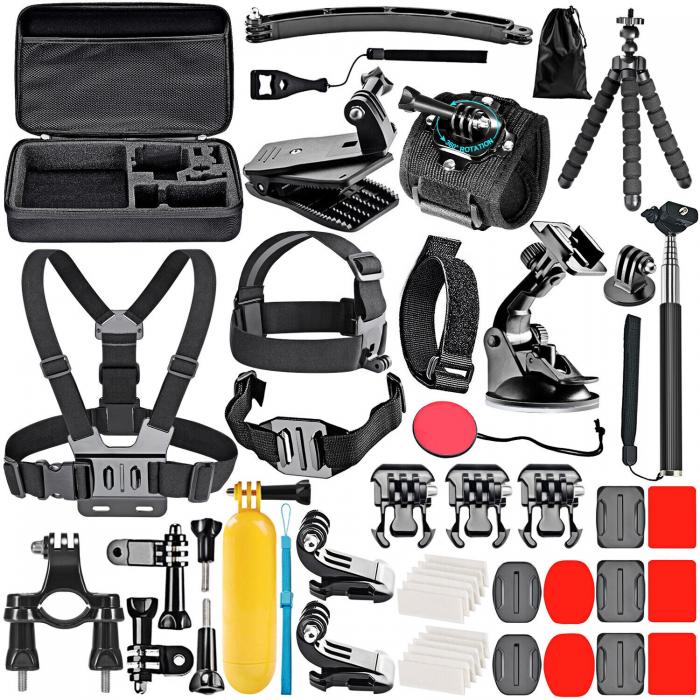 Sporta kameru aksesuāri - Neewer 50in1 Action Camera Accessory Kit For GoPro - perc šodien veikalā un ar piegādi