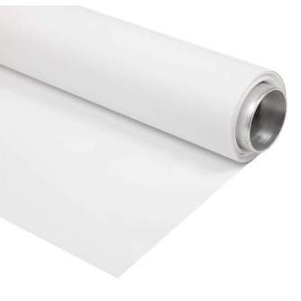 BRESSER Vinyl Background Roll 1,35 x 6m White