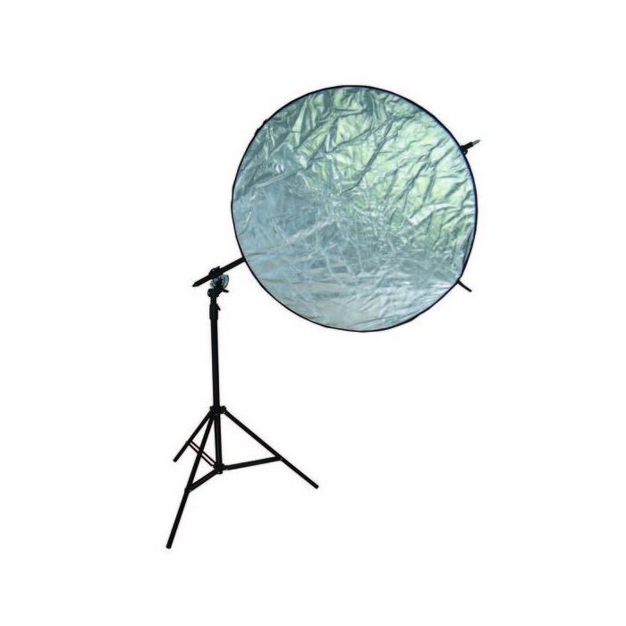 Statīvi apgaismojumam - BRESSER BR-RH400 Lightstand with Swifel Arm / Reflector holder - ātri pasūtīt no ražotāja