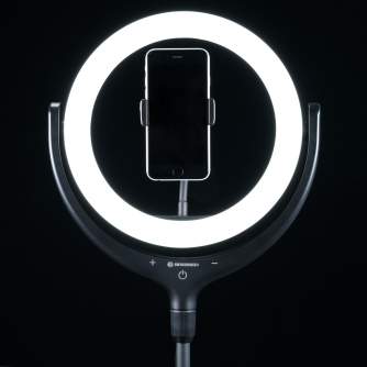 Ring Light - BRESSER BR-RL 10B LED Ringlight with stand and USB connection - quick order from manufacturer