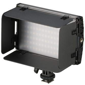 LED панели - BRESSER PT Pro 15B-II Bi-Colour LED Video Light with Barndoors, Accumulator and Case - быстрый заказ от производите