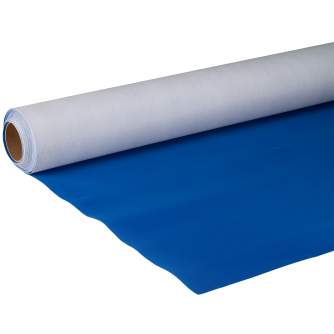 Backgrounds - BRESSER Velour Background Roll 2,7 x 6 m Chromakey Blue - quick order from manufacturer