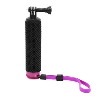 New products - Caruba Padded Floating Handgrip GoPro Mount (Zwart / Paars) - quick order from manufacturer