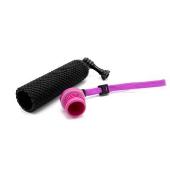 Sortimenta jaunumi - Caruba Padded Floating Handgrip GoPro Mount (Black / Purple) - ātri pasūtīt no ražotāja