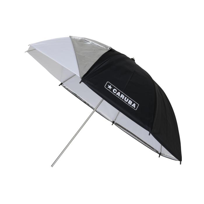 Sortimenta jaunumi - Caruba Flash Umbrella - 81cm / 32" (White + Black/Silver Cover) - ātri pasūtīt no ražotāja