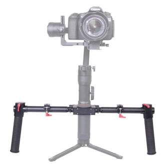 Accessories for stabilizers - Caruba Universele Dubbele Handgreep voor Gimbal (Niet Compatibel met Ronin S) - quick order from manufacturer