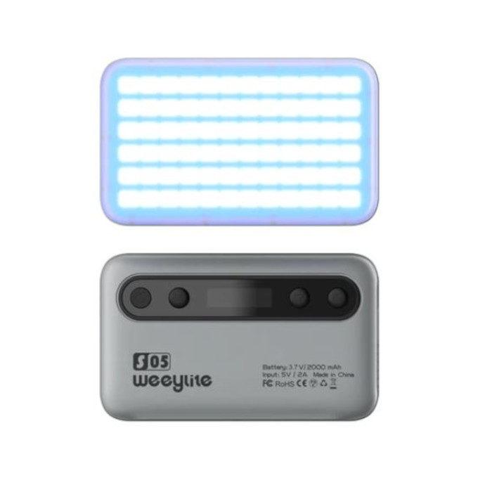 Mini LED šviesos šaltinis - Weeylite S05 portable pocket RGB Light Grey S05 G - быстрый заказ от производителя