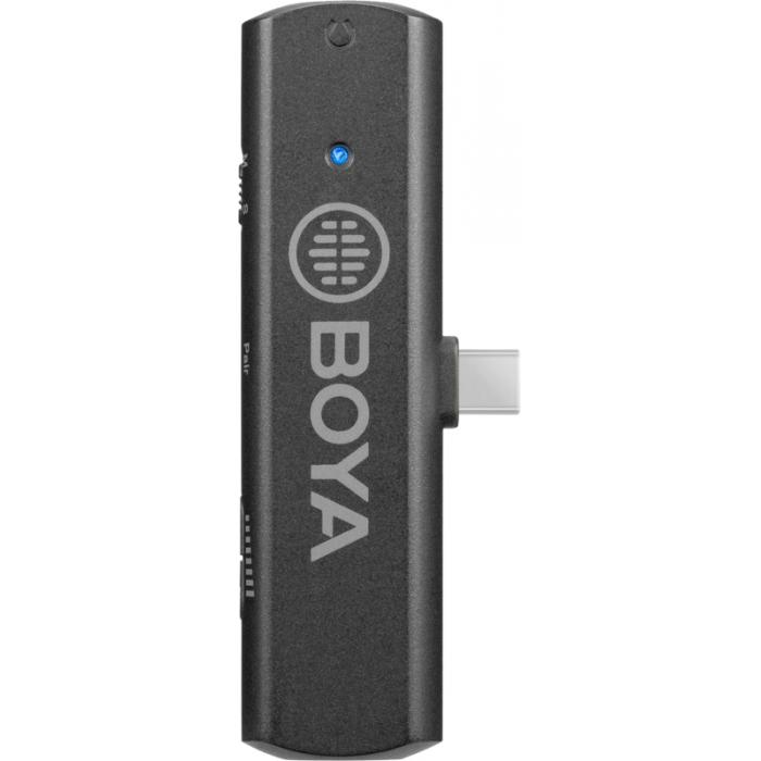 Bezvadu piespraužamie mikrofoni - BOYA BY-WM4 PRO RXU / 2.4G WIRELESS PLUG-IN RECEIVER / FOR TYPE-C DEVICES BY-WM4 PRO RXU - быс