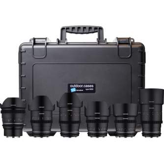 Cases - BW OUTDOOR CASE TYPE 6000 WITH CUSTOM FOAM FOR XEEN LENSES 6000/B/XEEN - quick order from manufacturer