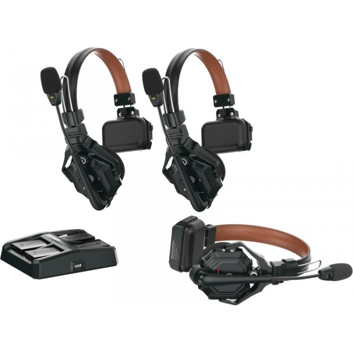 Headphones - HOLLYLAND SOLIDCOM C1 PRO WIRELESS INTERCOM SYSTEM WITH 3 ENC HEADSETS SOLIDCOM - quick order from manufacturer