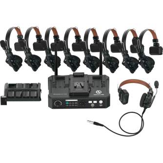 Беспроводные аудио системы - HOLLYLAND SOLIDCOM C1 PRO WIRELESS INTERCOM SYSTEM WITH 8 ENC HEADSETS WITH - быстрый заказ от про